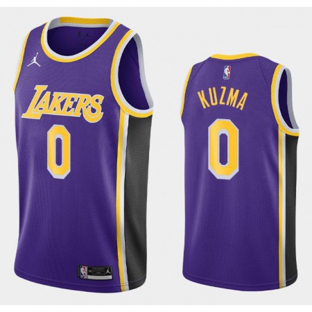 Maillot Basket Homme Los Angeles Lakers Kyle Kuzma 0 2020-21 Jordan Brand Statement Edition Swingman